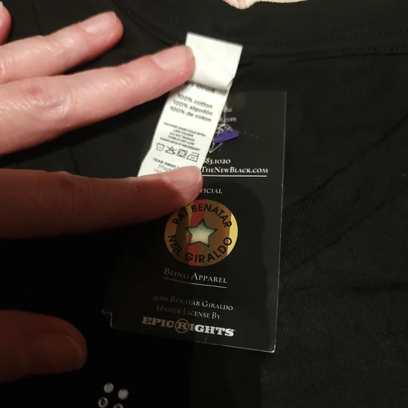 Pat Benatar 2016 Concert Tee. Size xl. NWT. - Picture 3 of 6